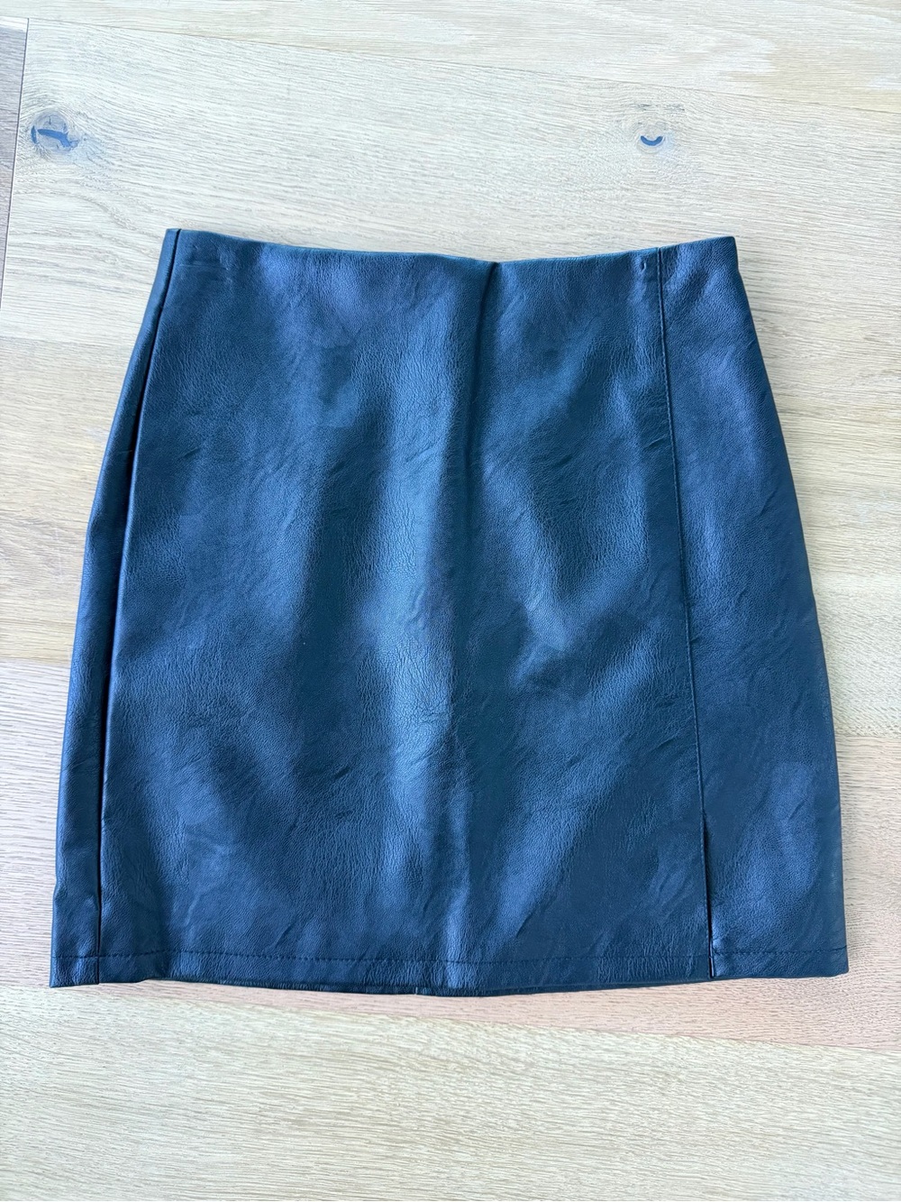 Top Shop Mini Faux Leather Skirt